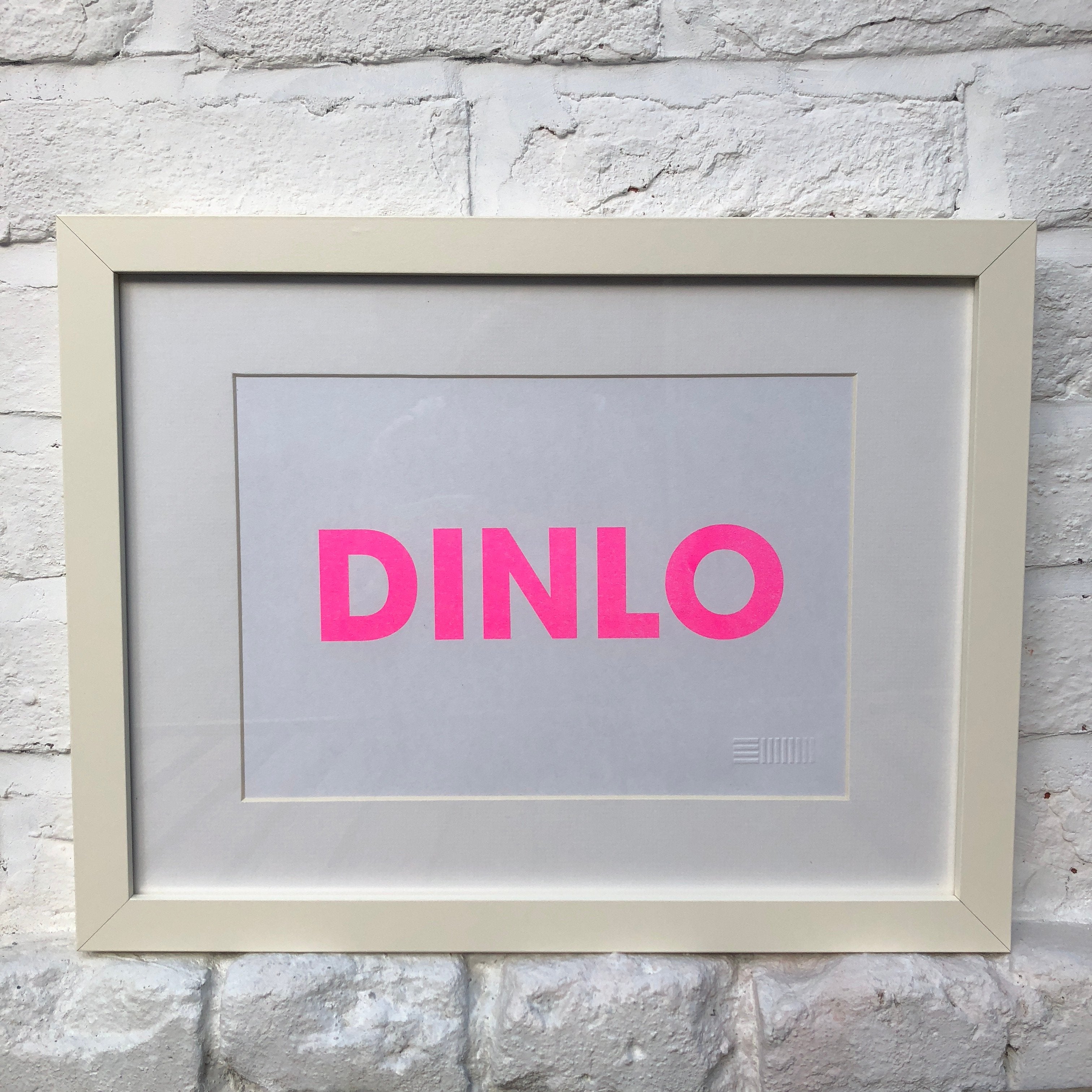A3 DINLO RISO PRINT - POMPEY TYPE SERIES - foursandeights