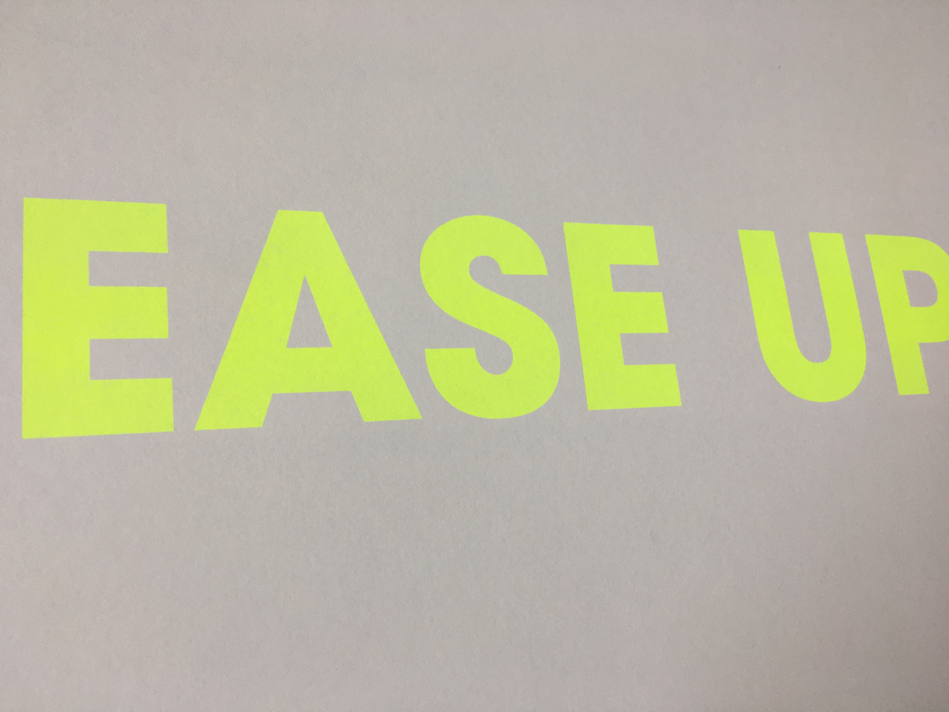 A3 EASE UP RISO PRINT - POMPEY TYPE SERIES - foursandeights