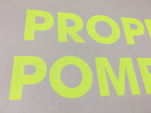 A3 PROPER POMPEY RISO PRINT - POMPEY TYPE SERIES - foursandeights