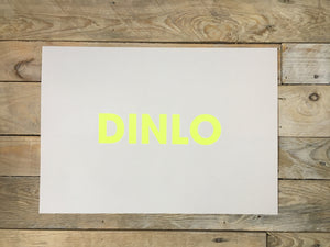 A3 DINLO RISO PRINT - POMPEY TYPE SERIES - foursandeights