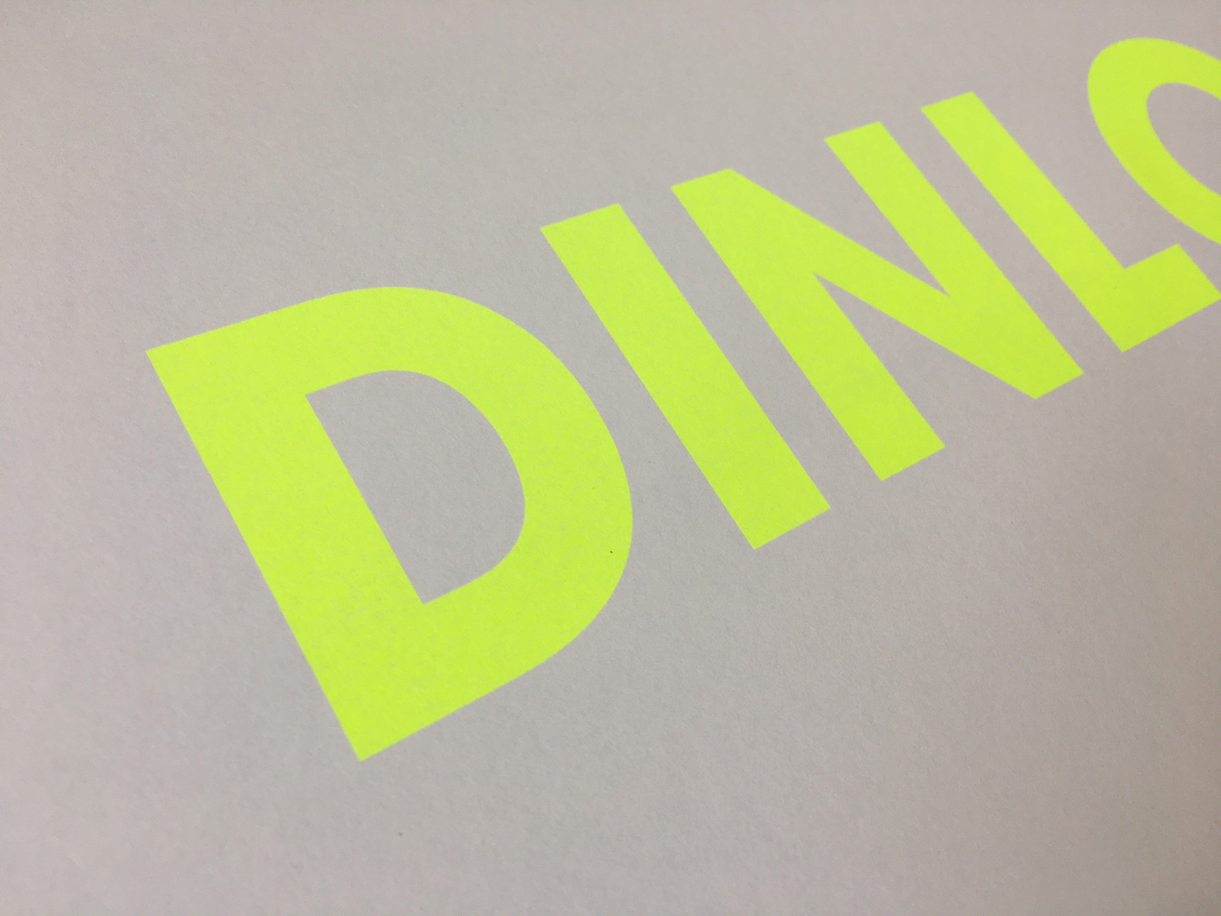 A3 DINLO RISO PRINT - POMPEY TYPE SERIES - foursandeights