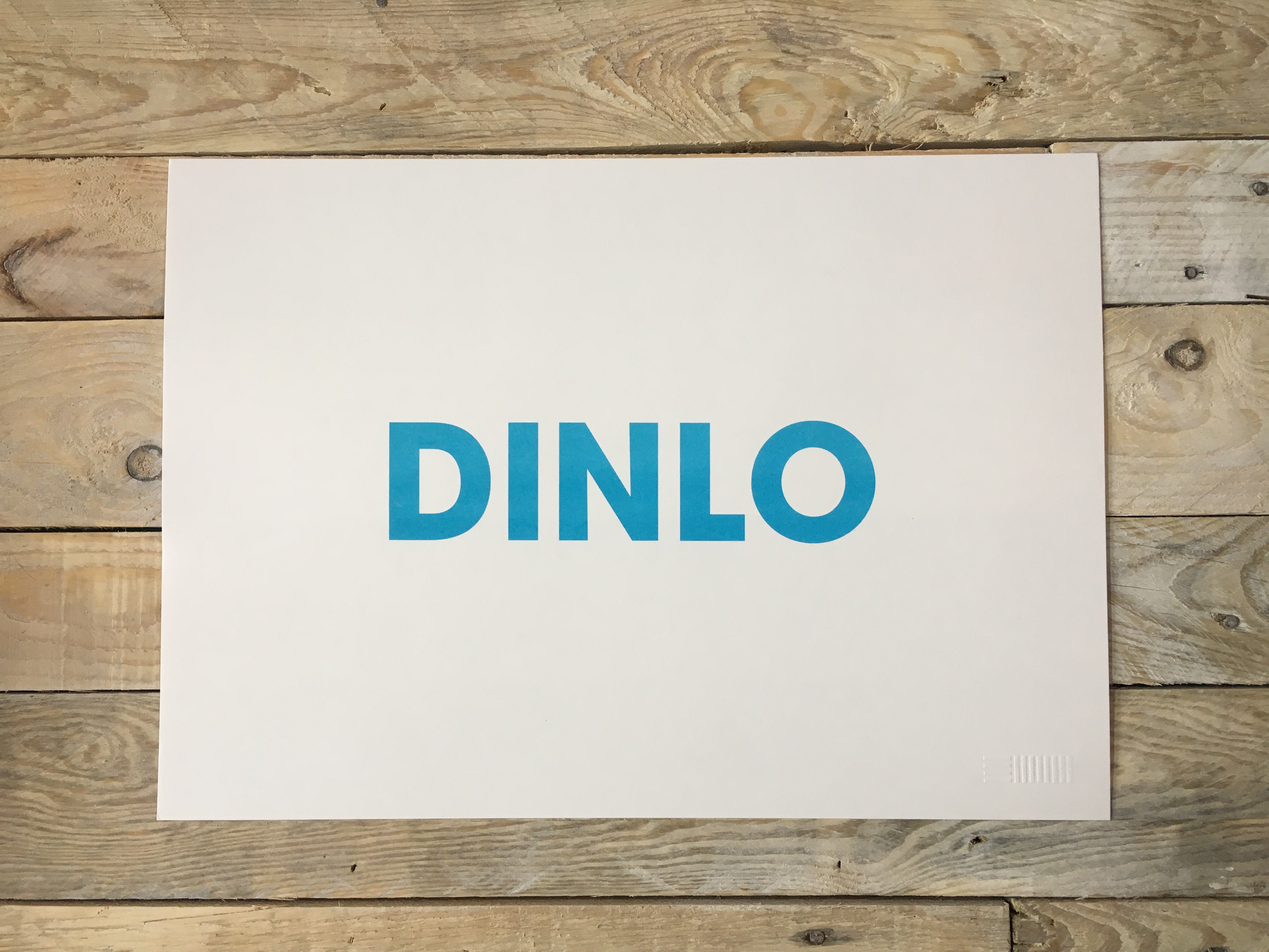 A3 DINLO RISO PRINT - POMPEY TYPE SERIES - foursandeights