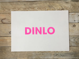 A3 DINLO RISO PRINT - POMPEY TYPE SERIES - foursandeights