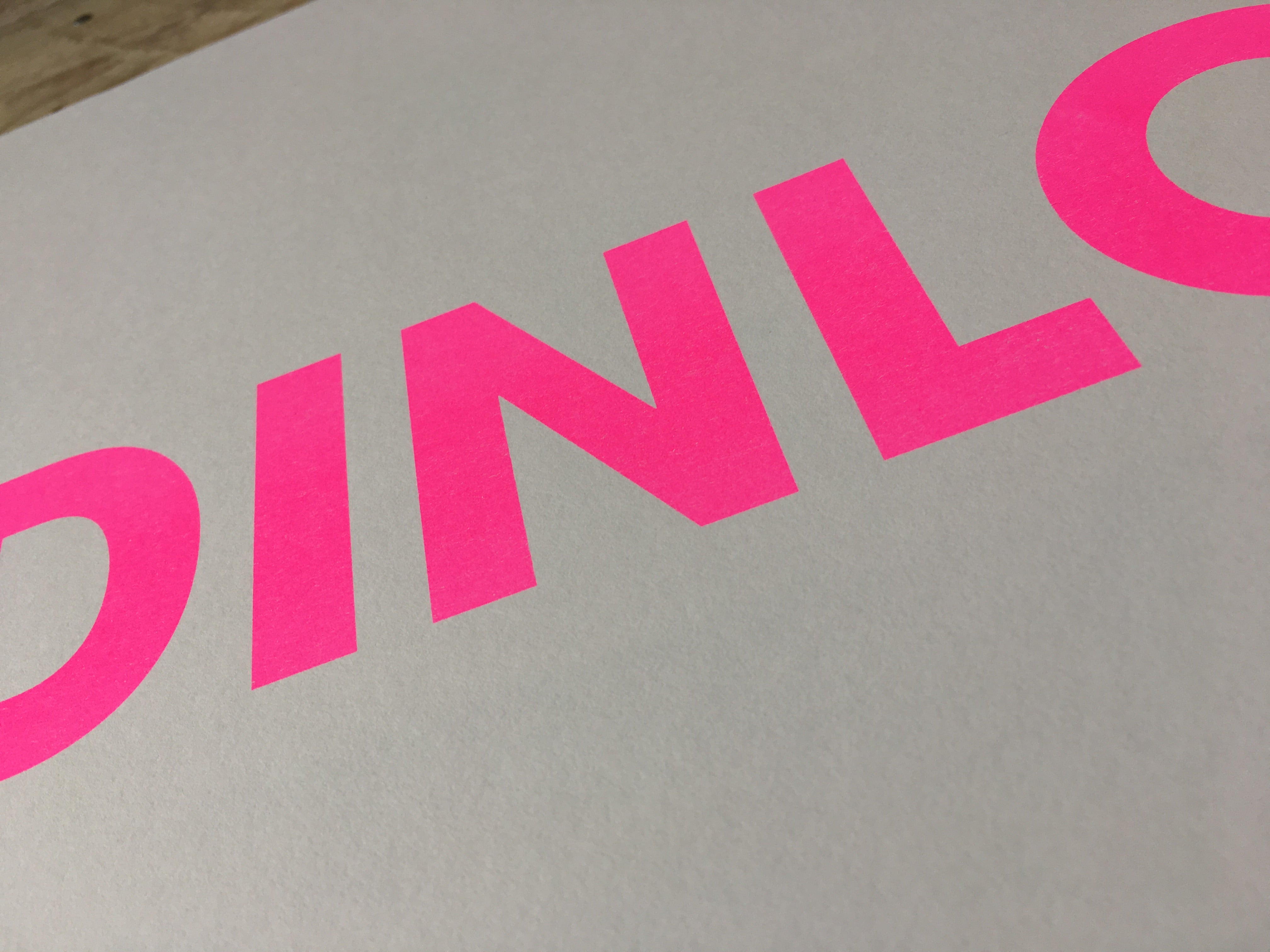 A3 DINLO RISO PRINT - POMPEY TYPE SERIES - foursandeights