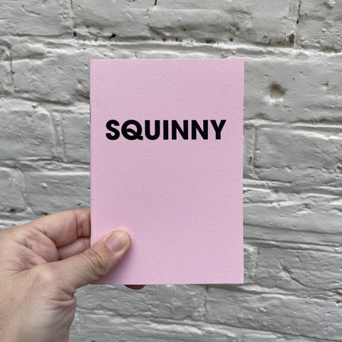 SQUINNY – POMPEY TYPE SERIES - A6 COLORPLAN PASTEL PINK NOTEBOOK