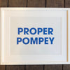 A3 PROPER POMPEY RISO PRINT - POMPEY TYPE SERIES - foursandeights