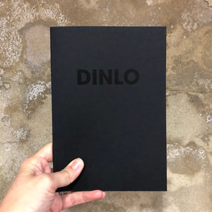 DINLO – POMPEY TYPE SERIES - A5 BLACK ON BLACK COLORPLAN NOTEBOOK - foursandeights