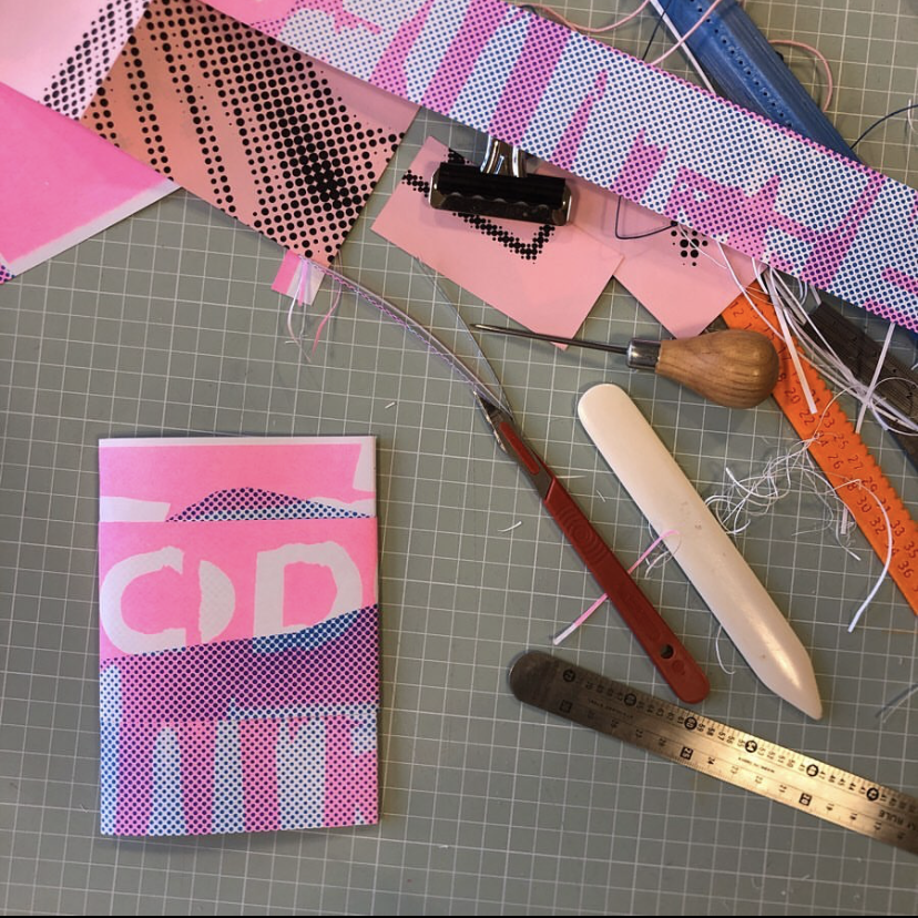 An introduction to Japanese bookbinding – Recycled Risograph Notebook Workshop