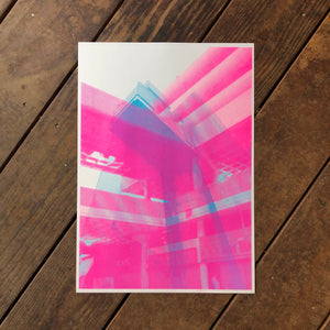 BUBBLEGUM TRICORN TRIPTYCH (A3 X 3)