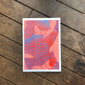 EVERYTHING’S GONE WAVY A3 Risograph Print