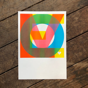 LOVE RISOGRAPH PRINT