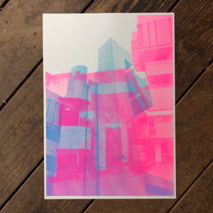 BUBBLEGUM TRICORN TRIPTYCH (A3 X 3)