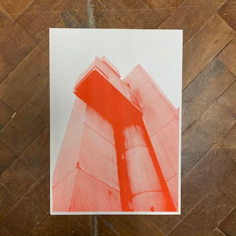 Tricorn A3 Risograph Print – Brutal 009